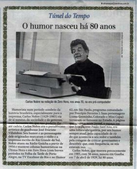 80 anos de humor - 1929/2009 - Carlos Nobre